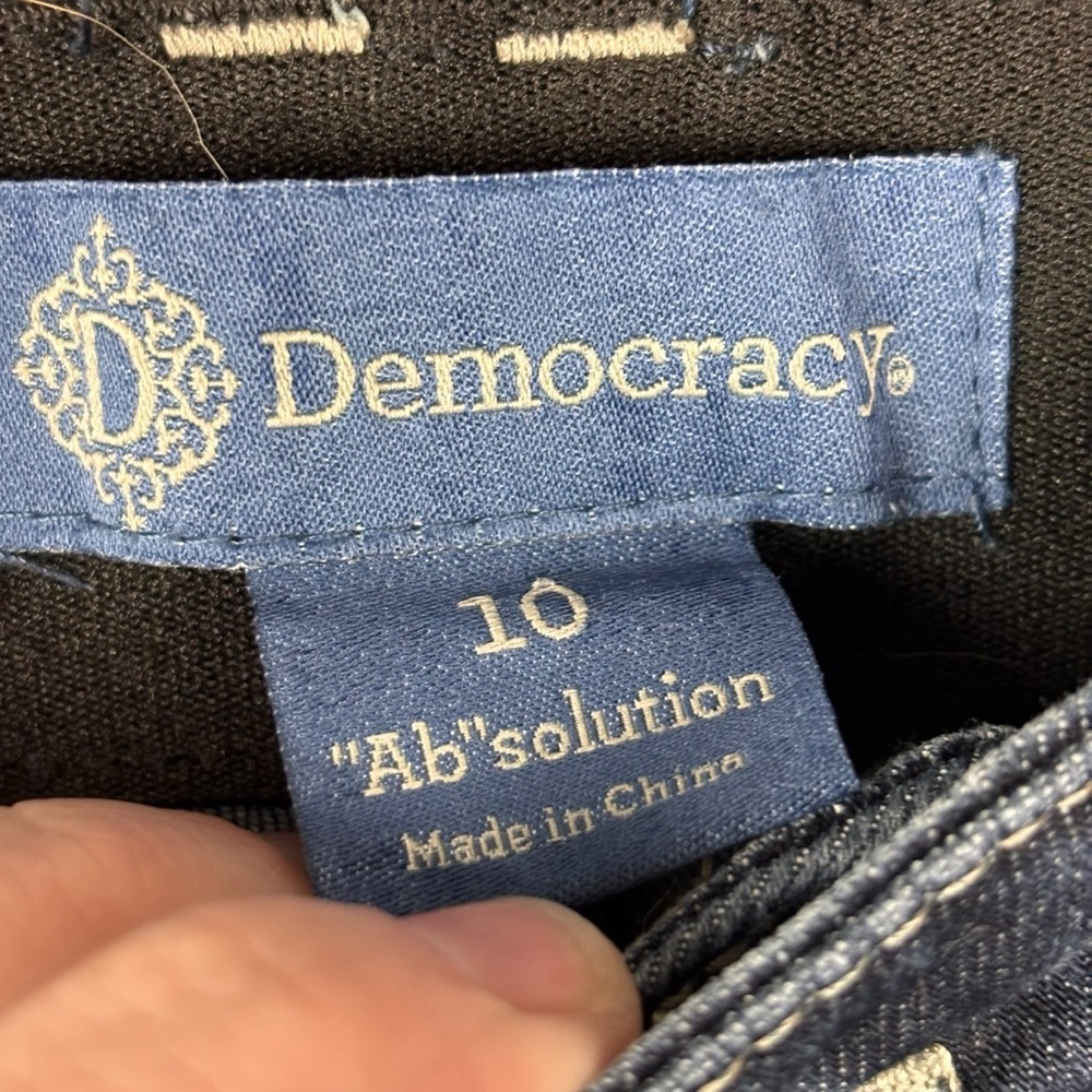 Democracy “Ab” Technology High-Waisted Skinny Jeans – Women’s Sz 10 - Picture 8 of 11